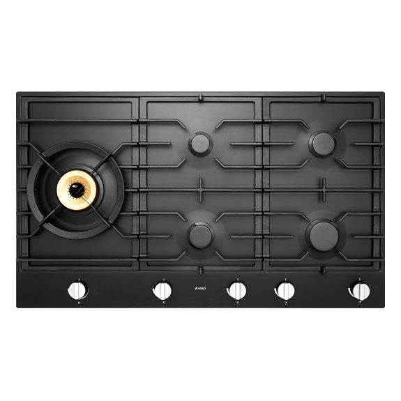 ASKO 90cm 5 Burner Gas Cooktop - Anthracite