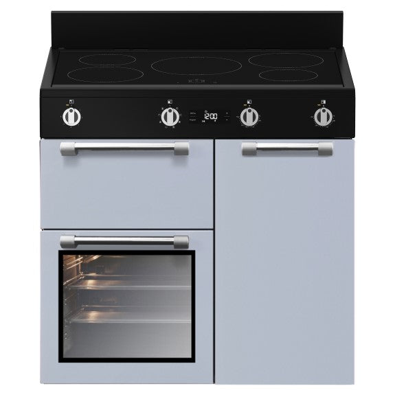 Beko 90cm Freestanding Cooker with Induction Cooktop - Blue