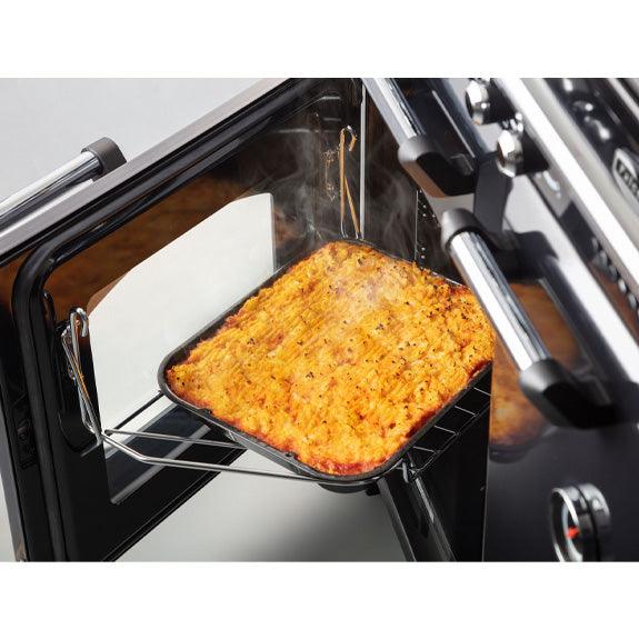 Falcon 110cm Classic Deluxe Induction Range Cooker - Stone Blue/Brass