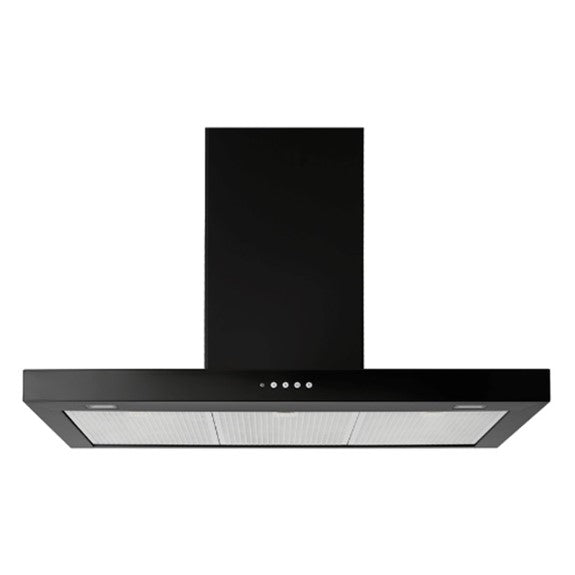 Falcon 90cm Infusion Canopy Rangehood - Black