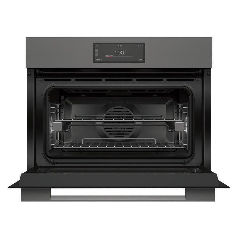Fisher & Paykel 60cm Minimal Compact Combi-Steam Oven - Grey Glass (Series 11)