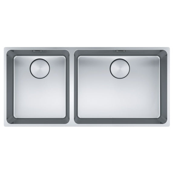 Franke Mythos Double Bowl Sink - Stainless Steel