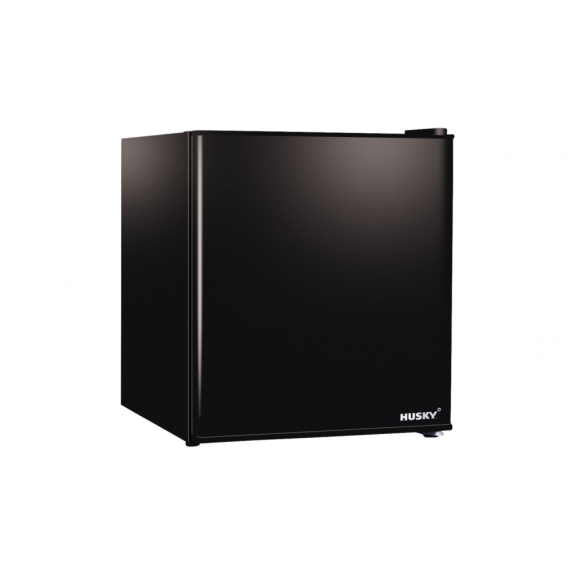 Husky 43L Mini Solid Door Bar Fridge - Black