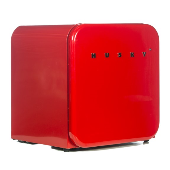 Husky 41 Litre Undercounter Retro Fridge - Red