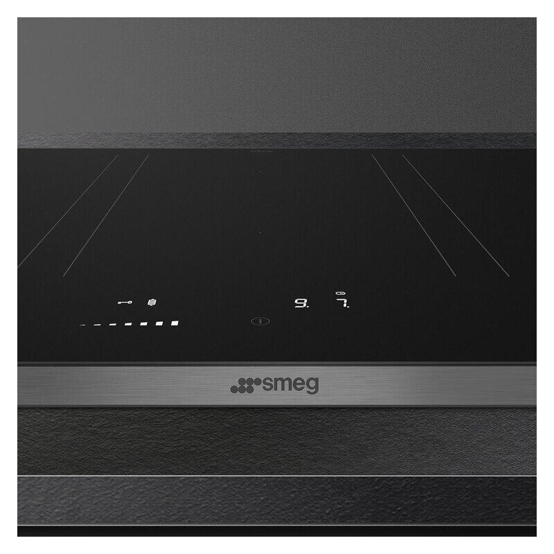 Smeg Isola 90cm Flat Induction Cooktop with Autovent 2.0 - Stainless Steel