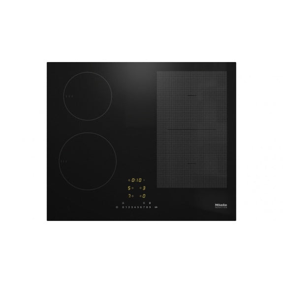 Miele 62cm 4 Zone Induction Cooktop with Powerflex - Black