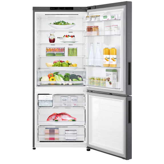 LG 420 Litre Bottom Mount Refrigerator - Dark Graphite