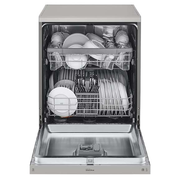LG 60cm QuadWash Dishwasher - Platinum Steel