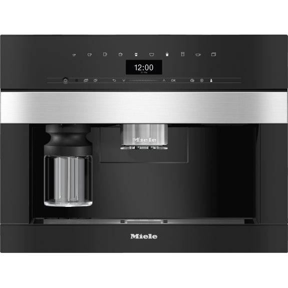 Miele Pureline Built - In Coffee Machine - Clean Steel