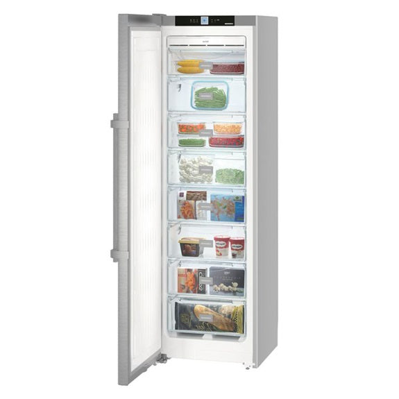 Liebherr 253 Litre Smartsteel Freestanding Upright Freezer - Stainless Steel