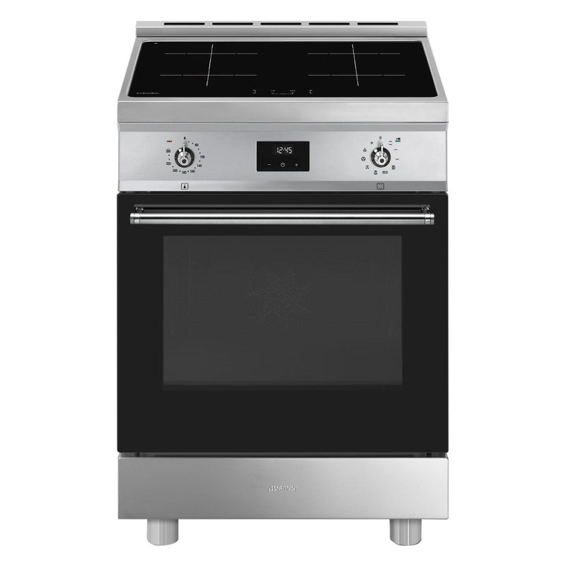 Smeg 60cm Classic Freestanding Cooker Induction Pyrolytic - Stainless Steel