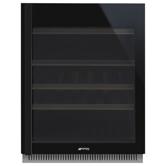 Smeg 38 Bottle Dolce Stil Novo Built - In Wine Cabinet - Black