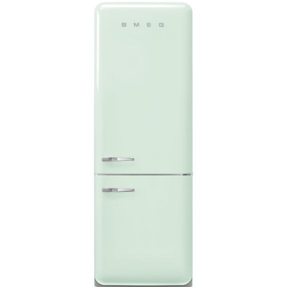 Smeg 481 Litre 50's Retro Style R/H Bottom Mount Refrigerator - Pastel Green