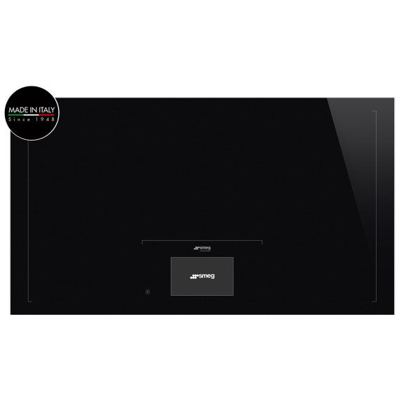 Smeg 90cm 6 Zone Induction Cooktop - Black