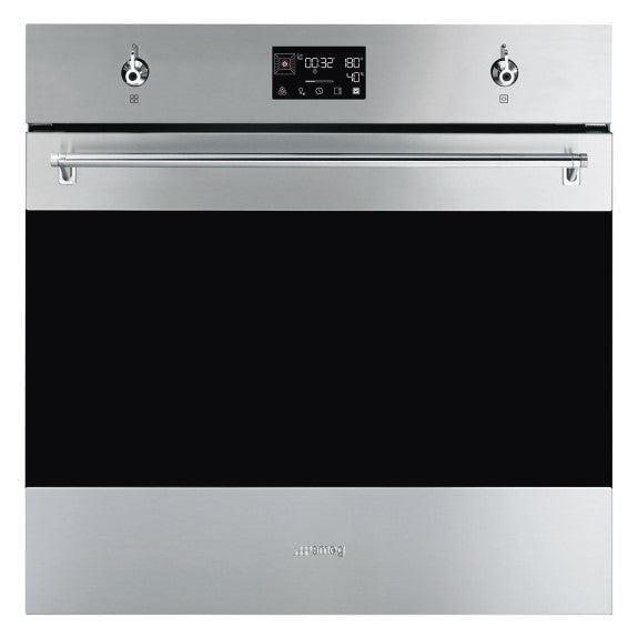 Smeg 60cm Classic Pyrolytic Steam Oven With Probe - Stainless Steel