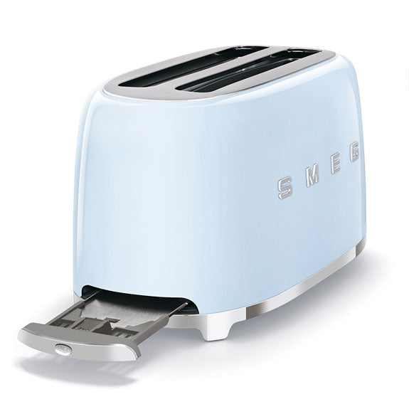 Smeg Retro Style 4 Slice Toaster - Pastel Blue