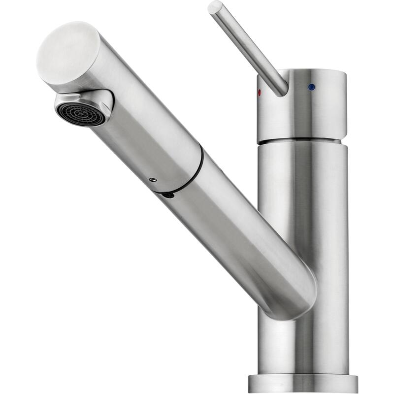 OLIVERI SWIVEL MIXER PULL OUT LEAD FREE STAINLESS STEEL