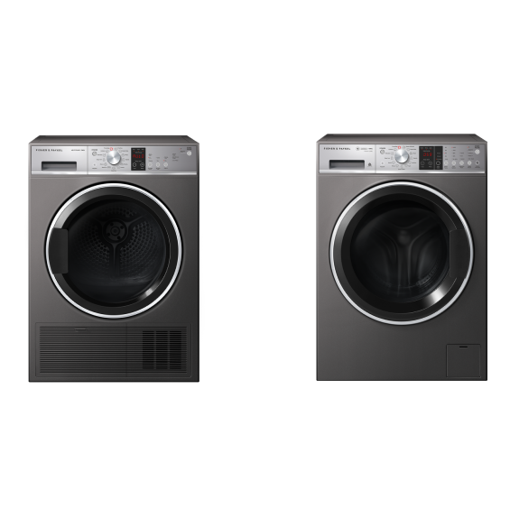 Fisher & Paykel 10kg Front Load Washer & 9kg Heat Pump Dryer Package - Graphite Grey