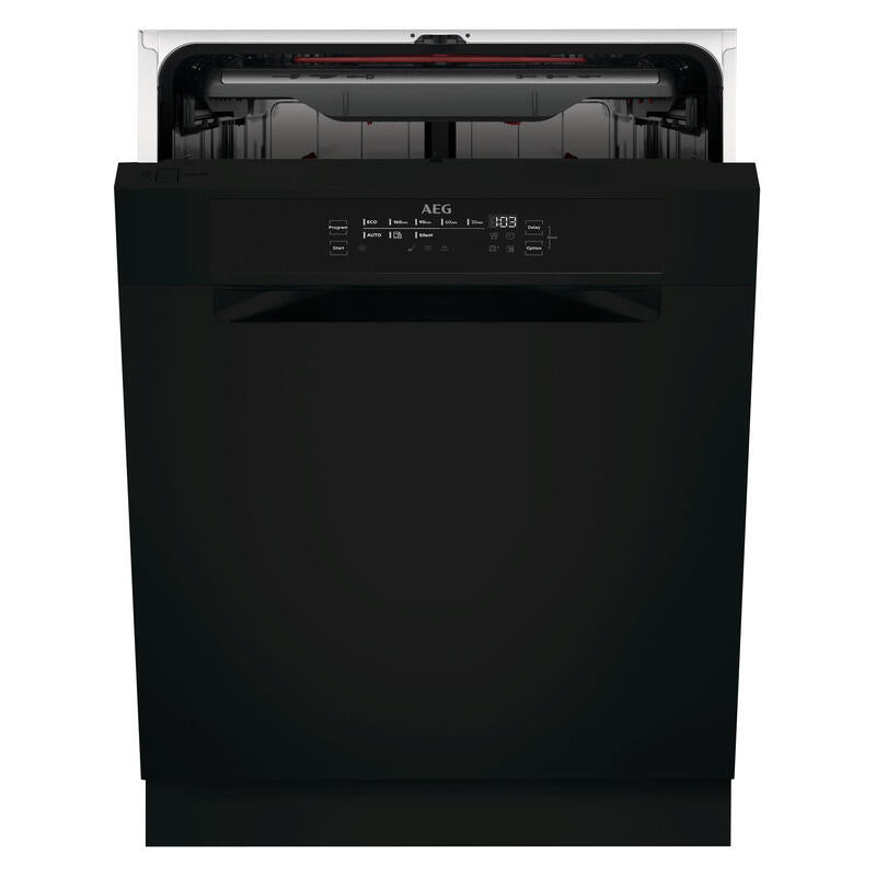 AEG 60cm Built-Under Dishwasher - Matte Black