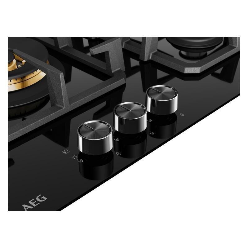 AEG 60cm 3 Burner Ceramic Glass Gas Cooktop