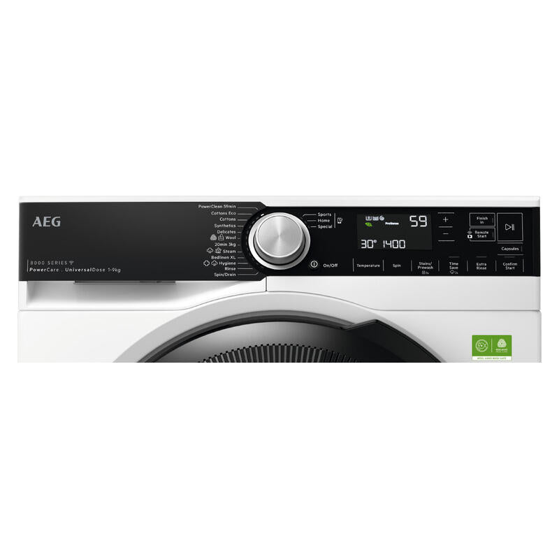 AEG 9kg Front Load Washing Machine – White (8000 Series)