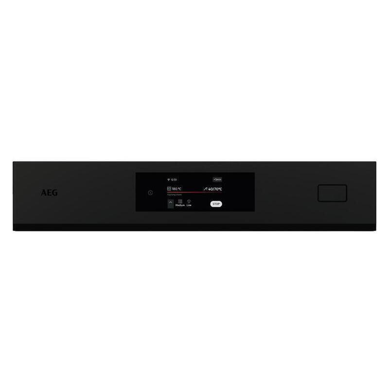AEG 60cm Built-In Steam Oven with 24 Functions - Matte Black