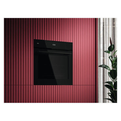 AEG 60cm Built-In Steam Oven - Black
