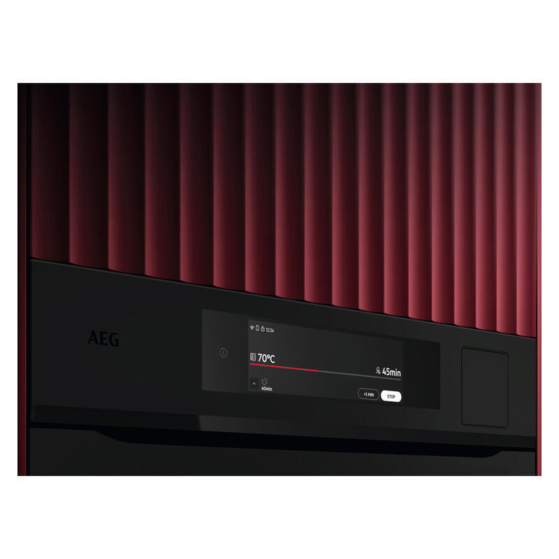 AEG 60cm Multifunction 25 Steam Oven - Matte Black
