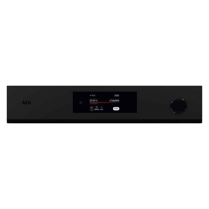 AEG 60cm Multifunction 22 Steam Oven - Matte Black