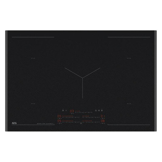 AEG 80cm SaphirMatt Induction Cooktop with Double Bridge