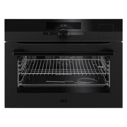 AEG 45cm Built-In Steam Oven with 24 Functions - Matte Black