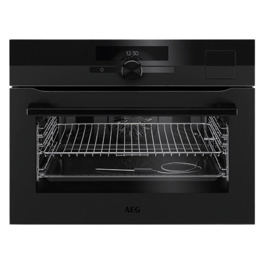AEG 45cm Built-In Steam Oven with 24 Functions - Matte Black