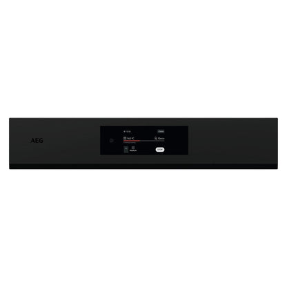 AEG 45cm Combi Quick Compact Oven - Matte Black