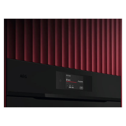 AEG 45cm Combi Quick Compact Oven - Matte Black