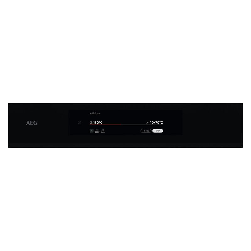 AEG 45cm Built-In Compact Oven - Black