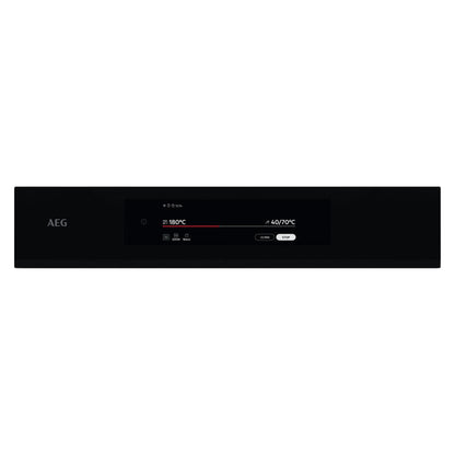 AEG 45cm Built-In Compact Oven - Black