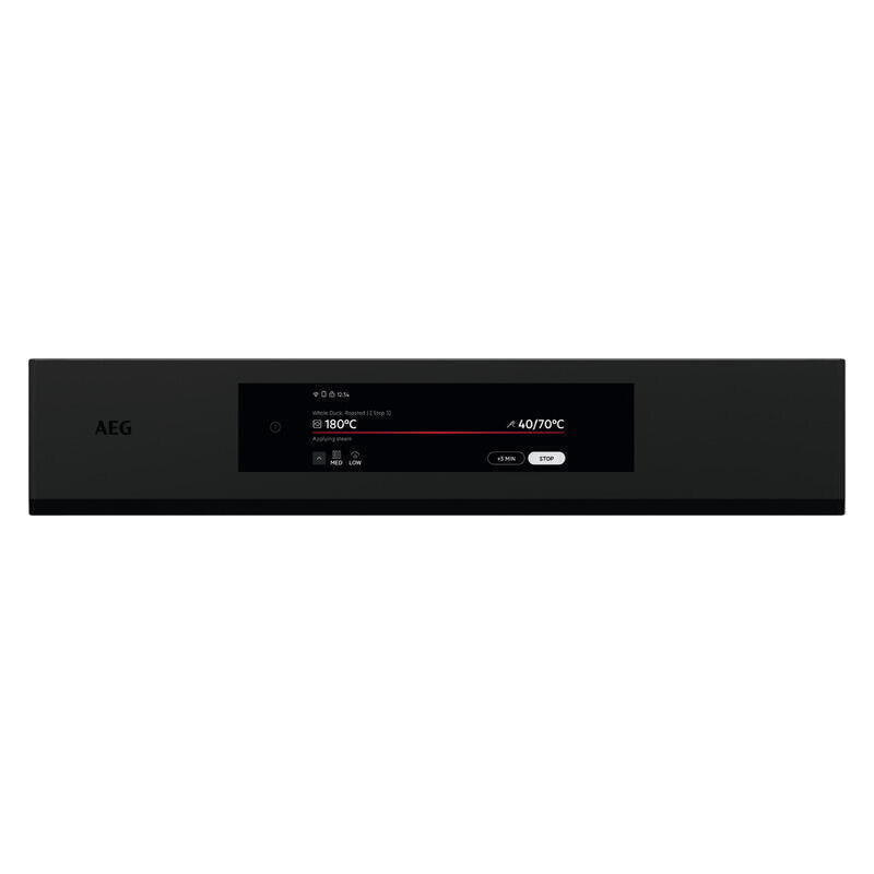 AEG 60cm Built-In Compact Oven - Matte Black