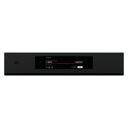 AEG 60cm Built-In Compact Oven - Matte Black