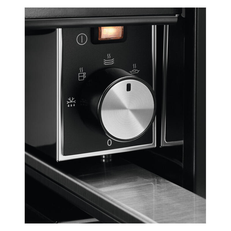 AEG 14cm Built-In Warming Drawer - Black