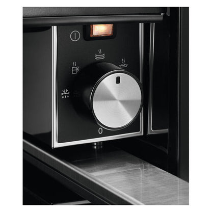 AEG 14cm Built-In Warming Drawer - Black