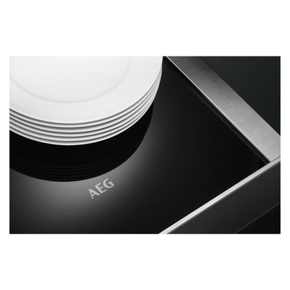 AEG 14cm Built-In Warming Drawer - Black