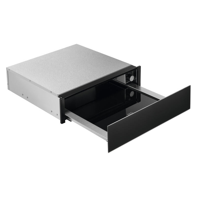 AEG 14cm Built-In Warming Drawer - Matte Black
