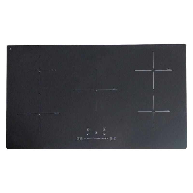 Artusi 90cm 5-Zone Induction Cooktop - Nano Matte Black