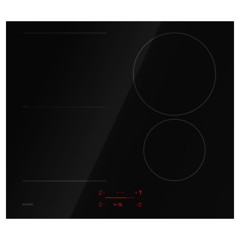 Asko 60cm Zone Bridge Induction Cooktop - Black