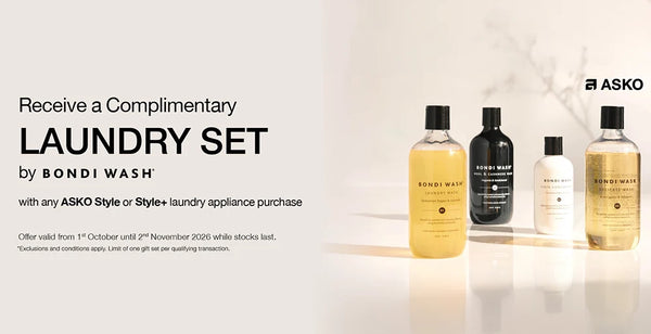Bonus Bondi Wash Gift with select ASKO Purchase