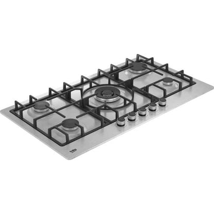 Beko 90cm Gas Cooktop - Stainless Steel