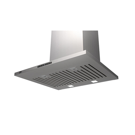 Beko 60cm Steel Slim Pyramid Canopy Rangehood - Stainless Steel