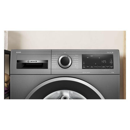 Bosch 9kg Series 6 Front Load Washing Machine - Iron Grey