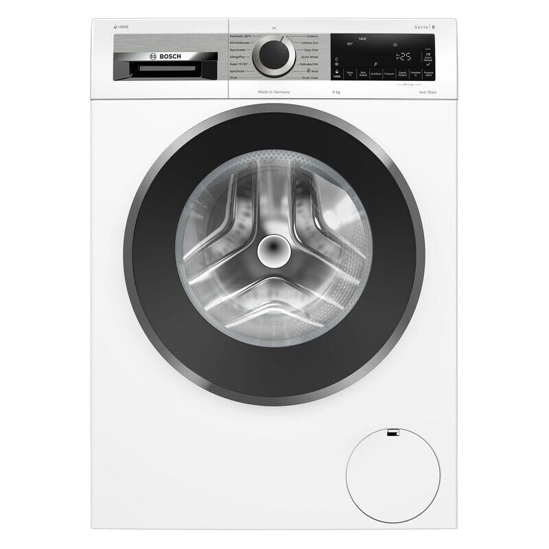 Bosch 9kg Series 8 Front Load Washing Machine - White