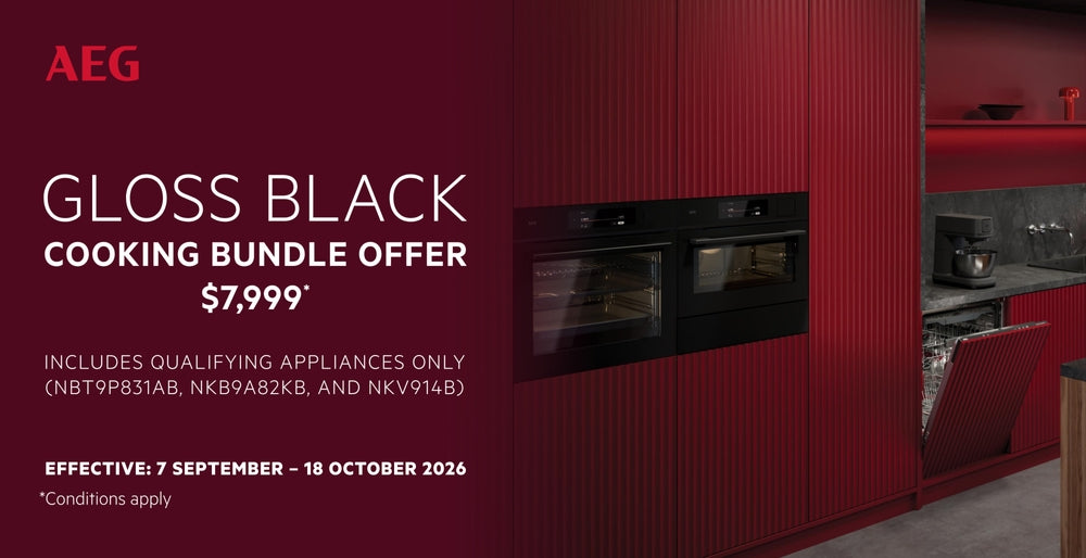 AEG Gloss Black Cooking Bundle